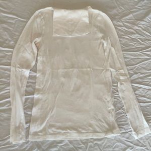 J. Crew white tissue tee x-small turtle neck